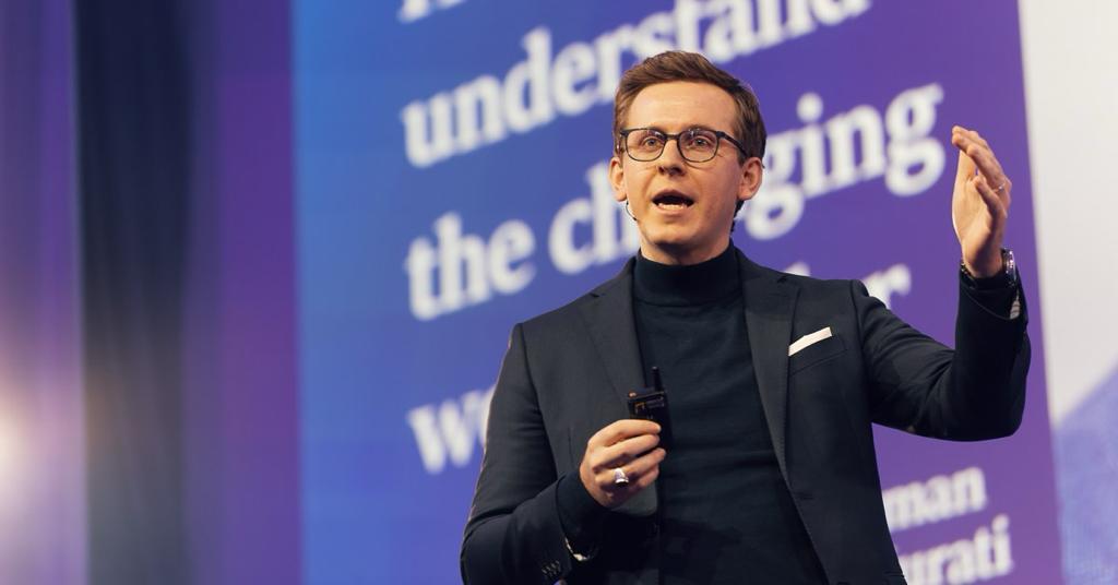 Klisman Murati delivering keynote